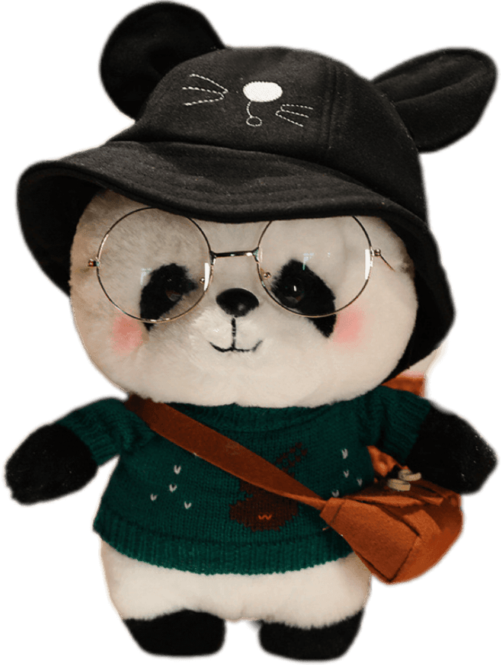 Panda Plush Dress Up Doll - PANDATOY