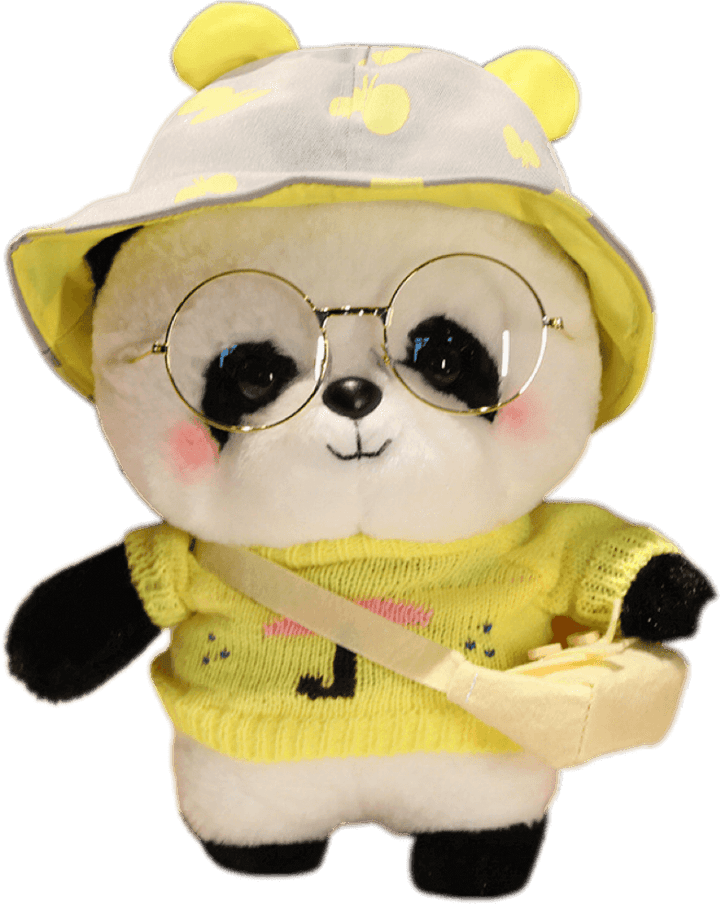 Panda Plush Dress Up Doll - PANDATOY