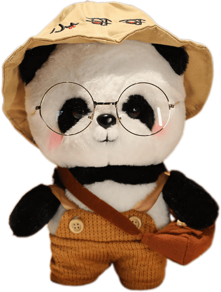 Panda Plush Dress Up Doll - PANDATOY