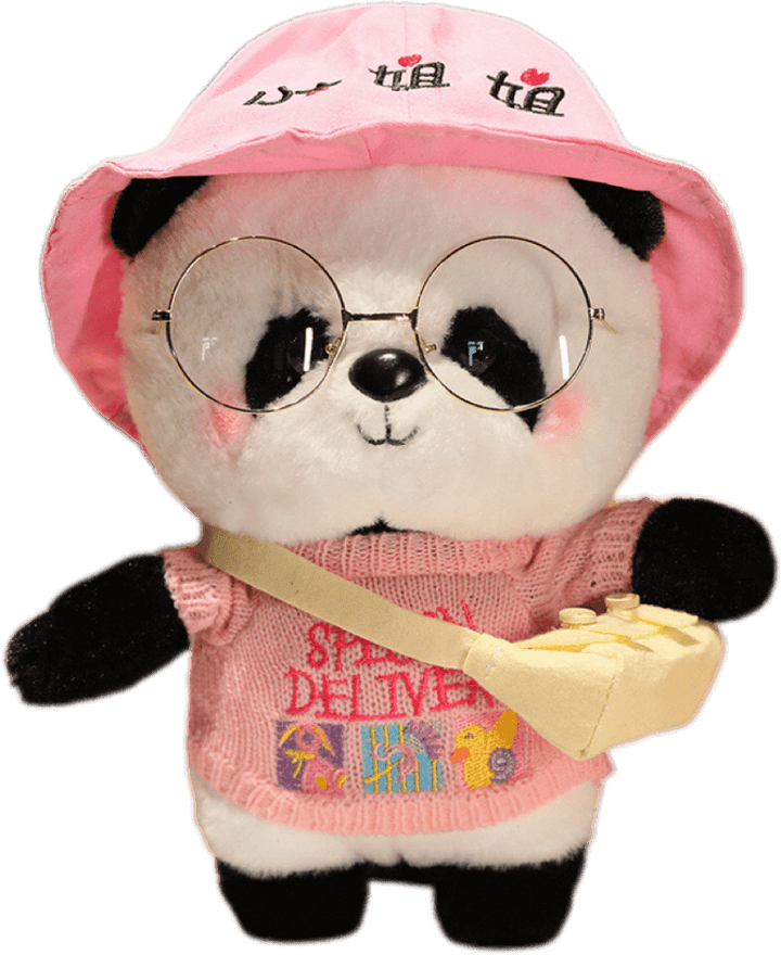 Panda Plush Dress Up Doll - PANDATOY