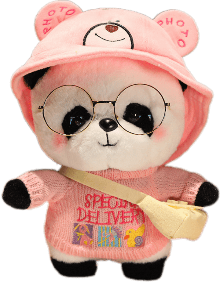 Panda Plush Dress Up Doll - PANDATOY