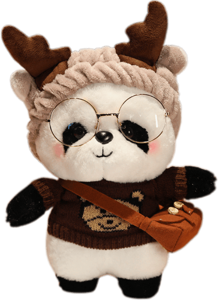 Panda Plush Dress Up Doll - PANDATOY