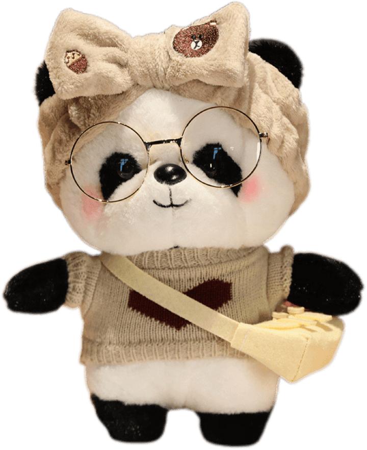 Panda Plush Dress Up Doll - PANDATOY