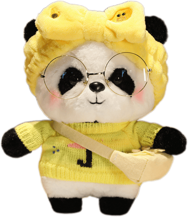 Panda Plush Dress Up Doll - PANDATOY