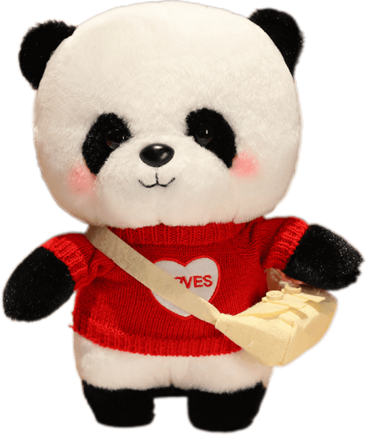 Panda Plush Dress Up Doll - PANDATOY