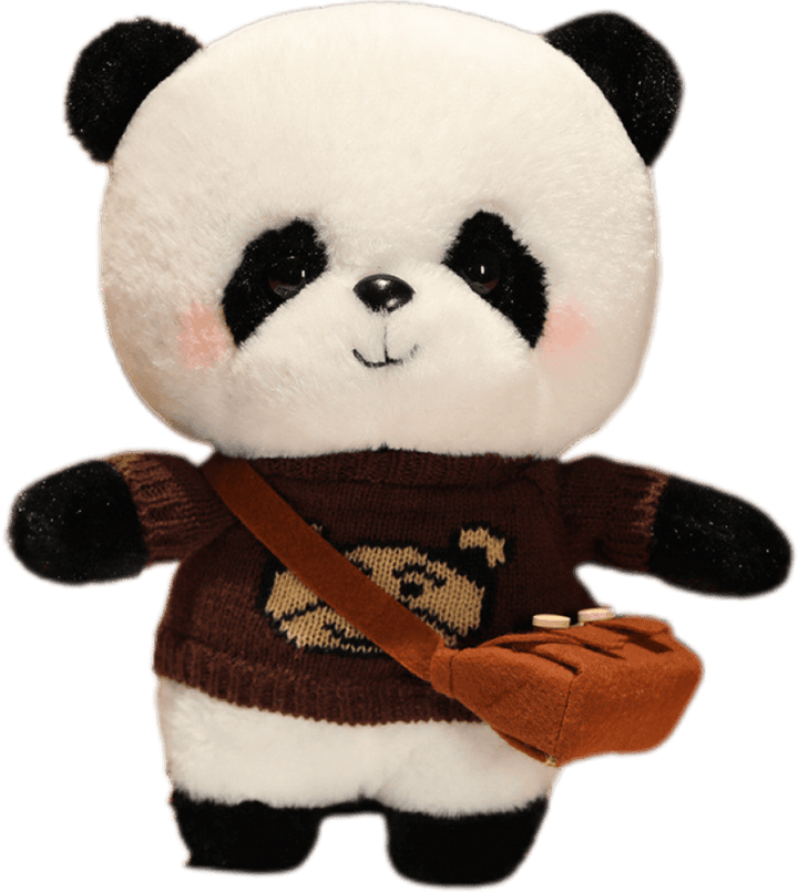 Panda Plush Dress Up Doll - PANDATOY