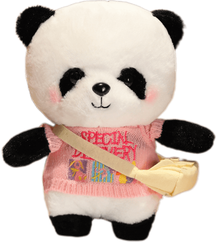 Panda Plush Dress Up Doll - PANDATOY