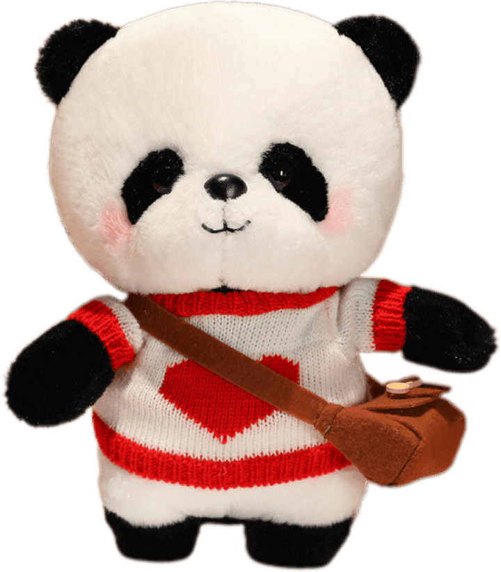 Panda Plush Dress Up Doll - PANDATOY