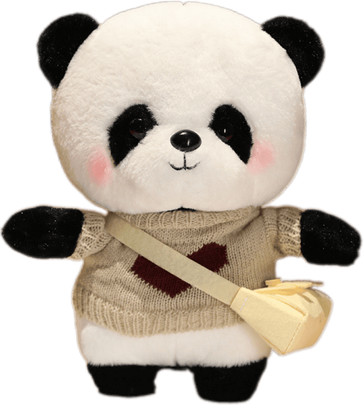 Panda Plush Dress Up Doll - PANDATOY