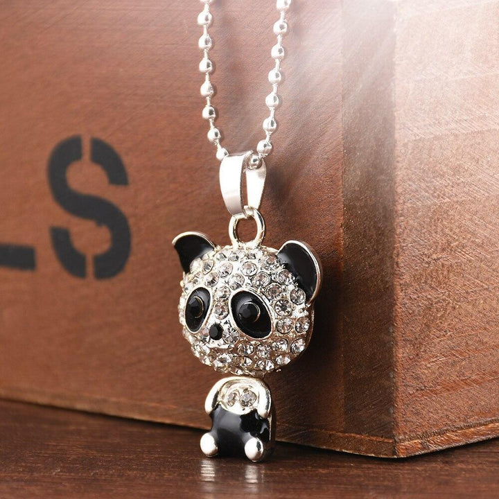 Crystal Panda Necklace