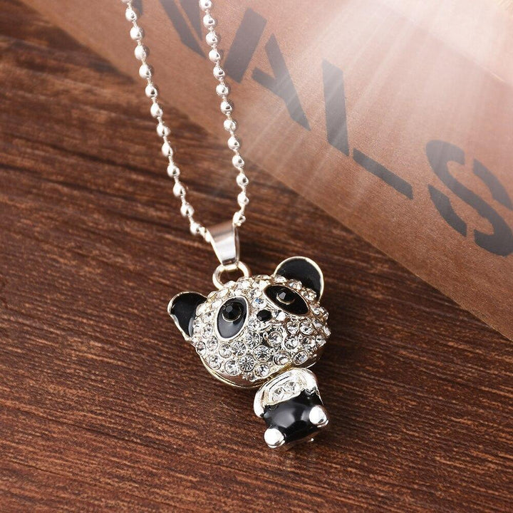 Crystal Panda Necklace