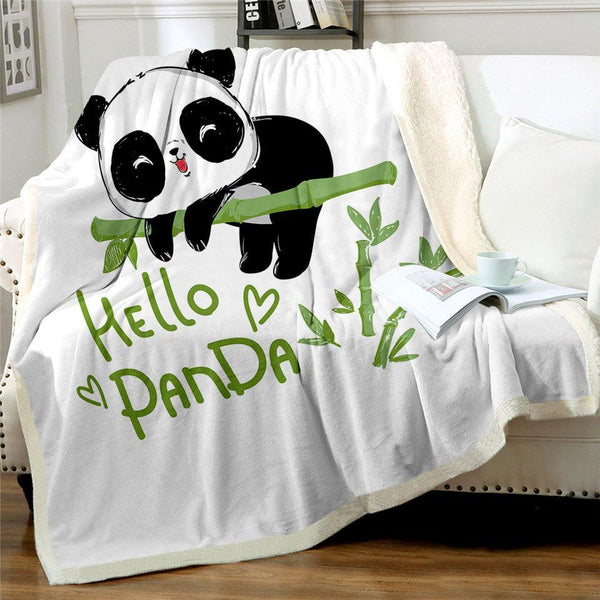 Cute Panda Blanket