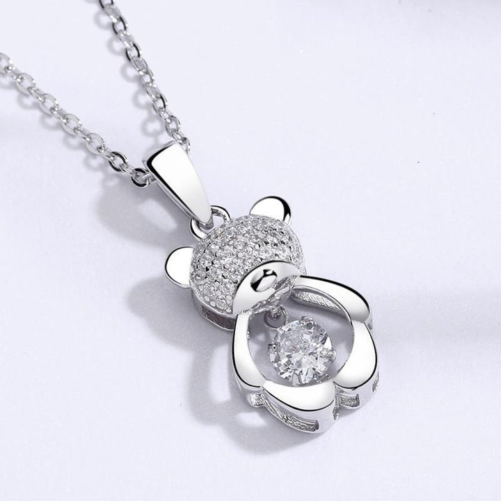 Diamond Panda Necklace