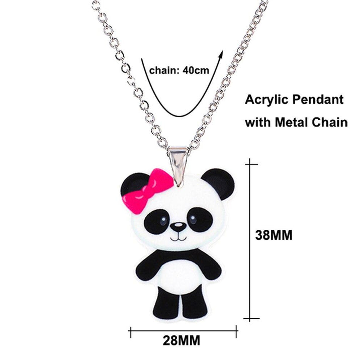 Girls Panda Necklace