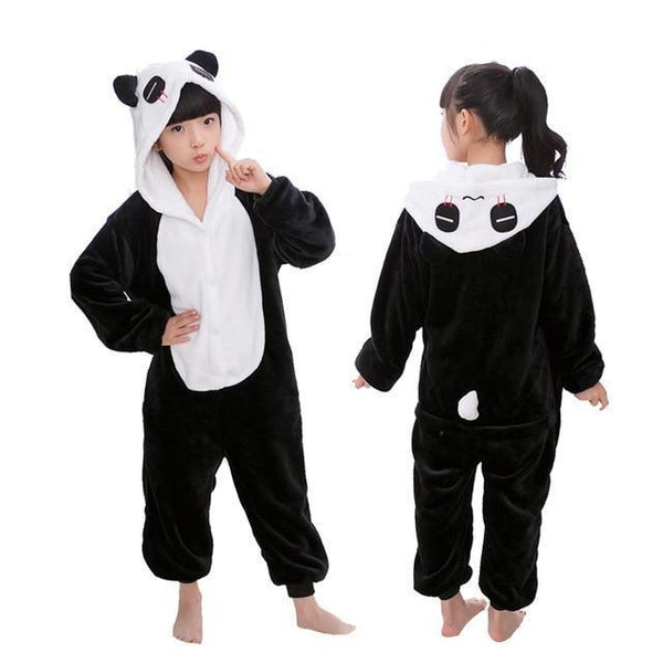 Girls Panda Pajamas