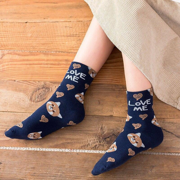 Girls Panda Socks