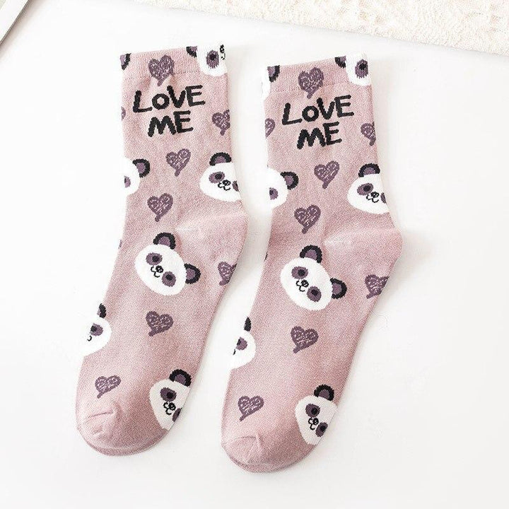 Girls Panda Socks