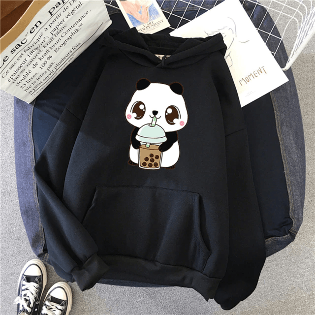 Kawaii Panda Hoodie - PANDATOY