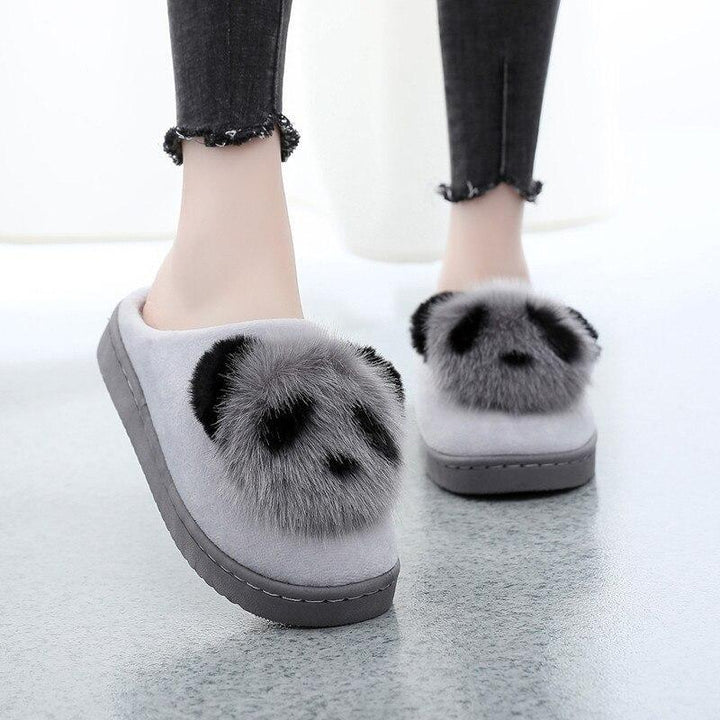 Ladies Panda Slippers