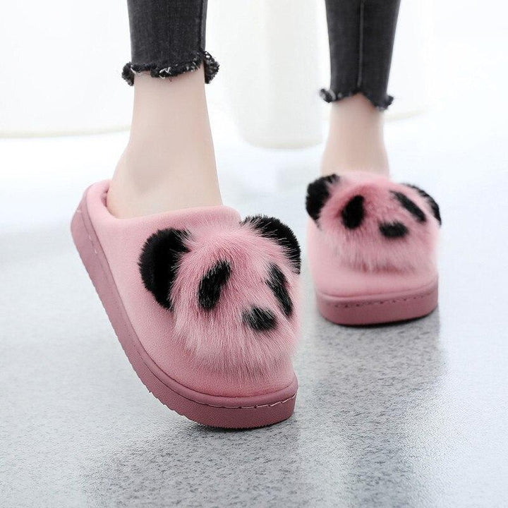 Ladies Panda Slippers