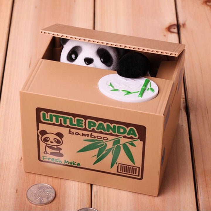 Little Panda Bamboo Piggy Bank - PANDATOY