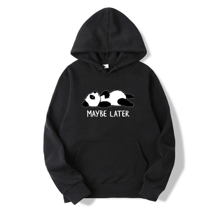 Maybe Later Panda Hoodie