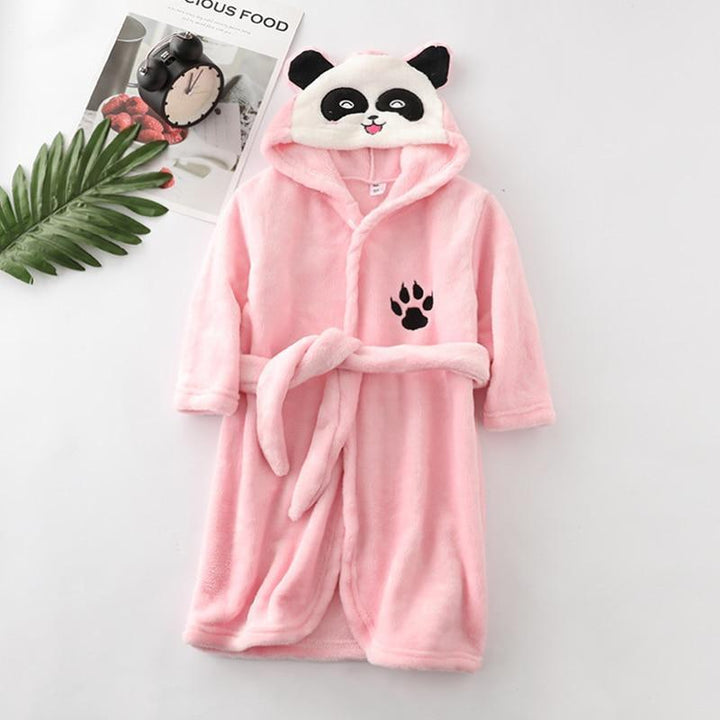 Panda Bathrobe Children Pink - PANDATOY