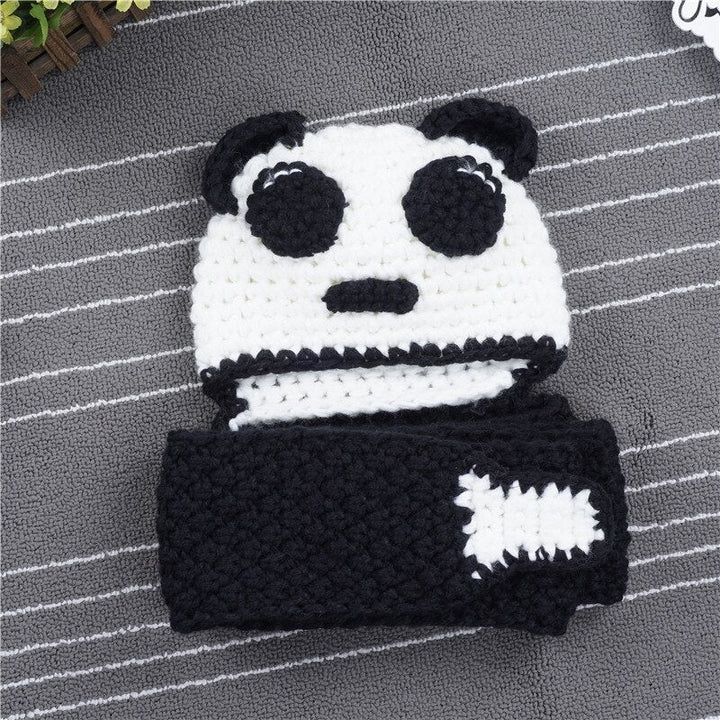 Panda Beanie Scarf