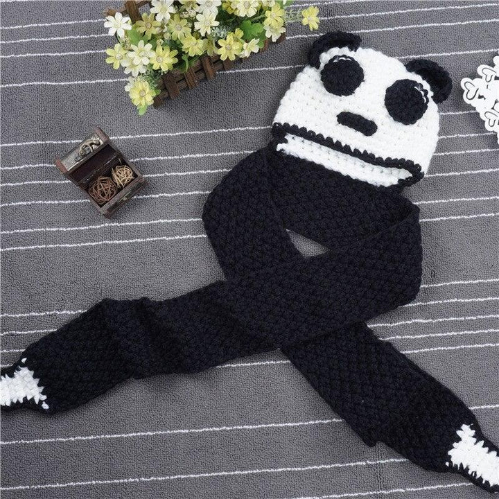 Panda Beanie Scarf