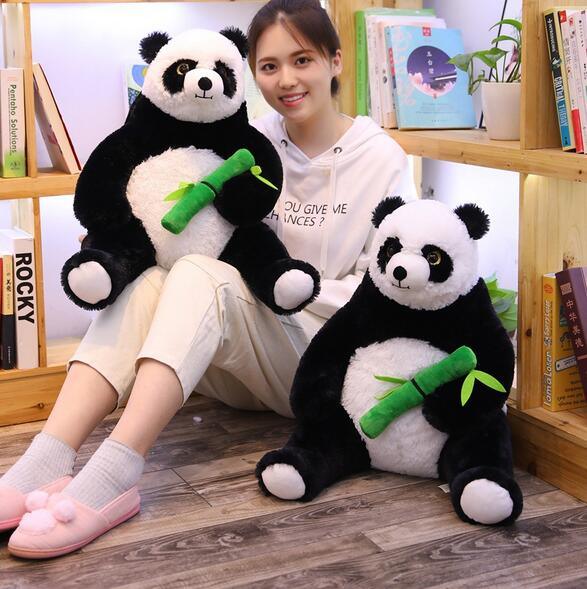 Panda Big Plush with a Bamboo