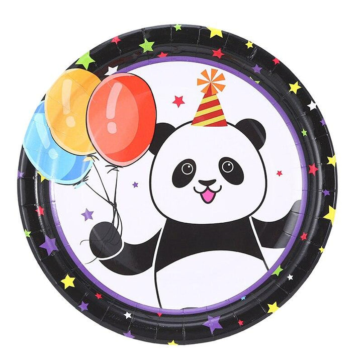 Panda Birthday Decorations Banner Stars