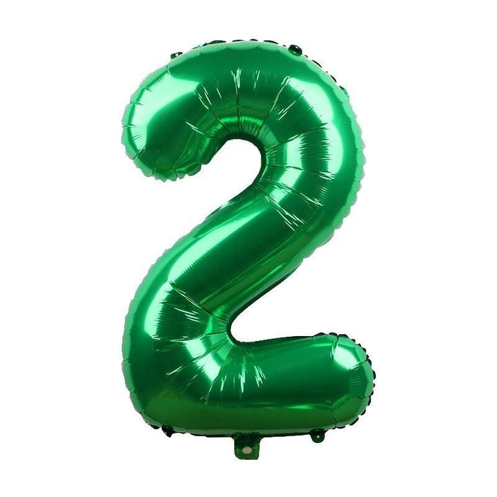 Panda Birthday Decorations Green Numbers