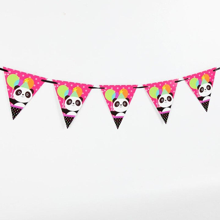 Panda Birthday Decorations Lot Set