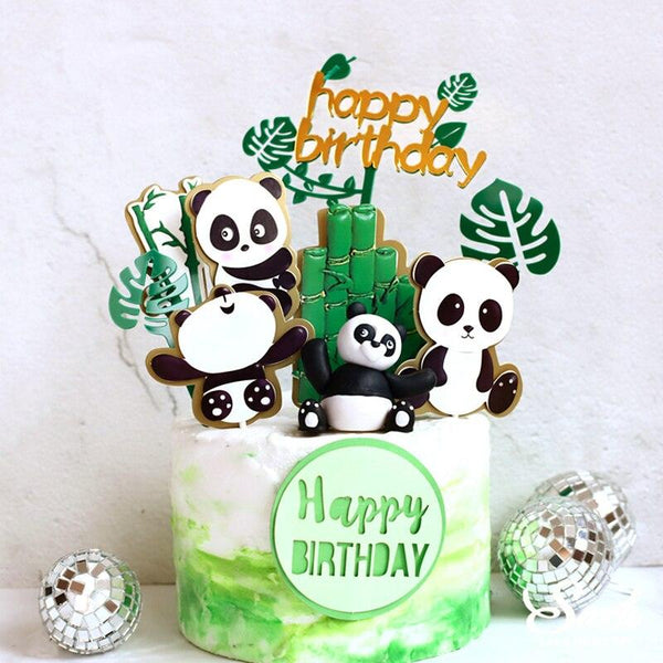 Panda Birthday Decorations Theme Happy