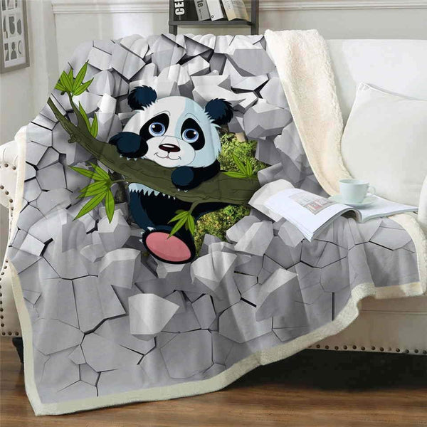 Panda Blanket 3D