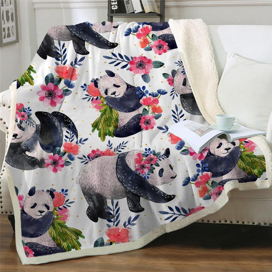 Panda Blanket Flowers