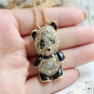 Panda Diamond Necklace