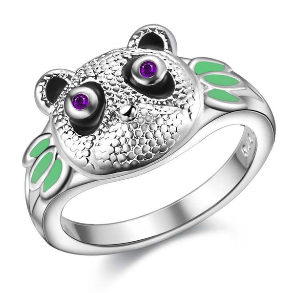 Panda Diamond Ring