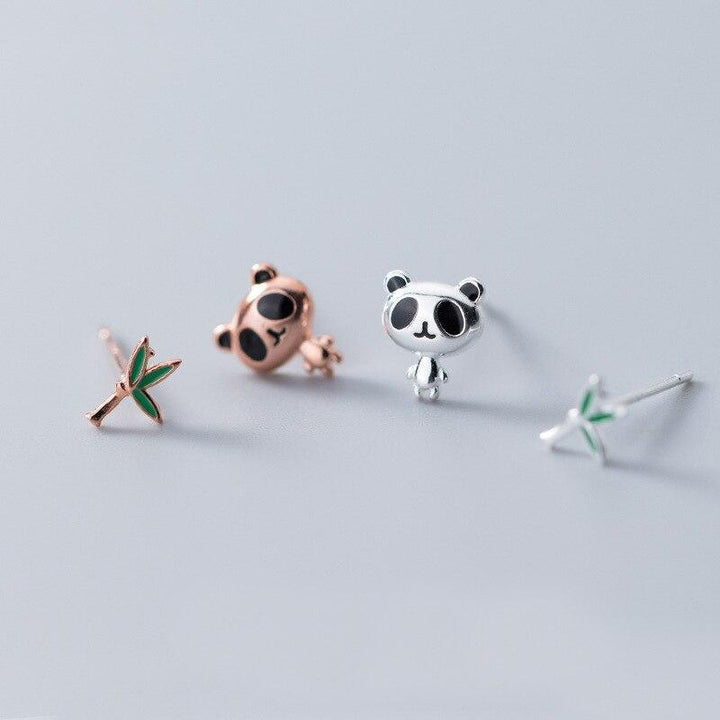 Panda Earrings Atypical Design