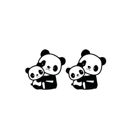 Panda Earrings Kawaii