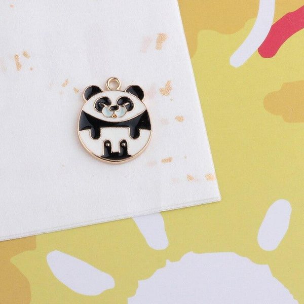 Panda Earrings Oval