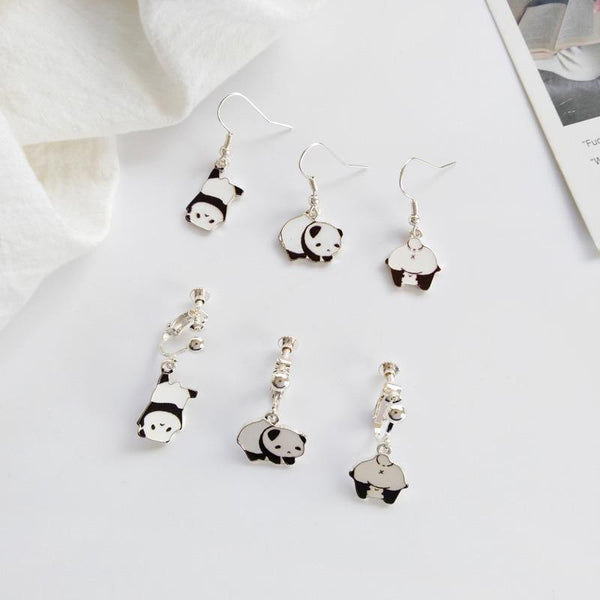 Panda Earrings