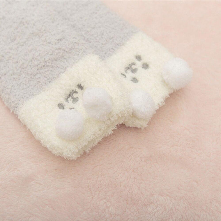 Panda Fuzzy Socks