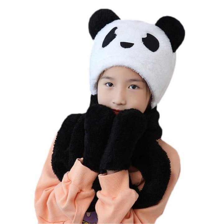 Panda Hat with Gloves