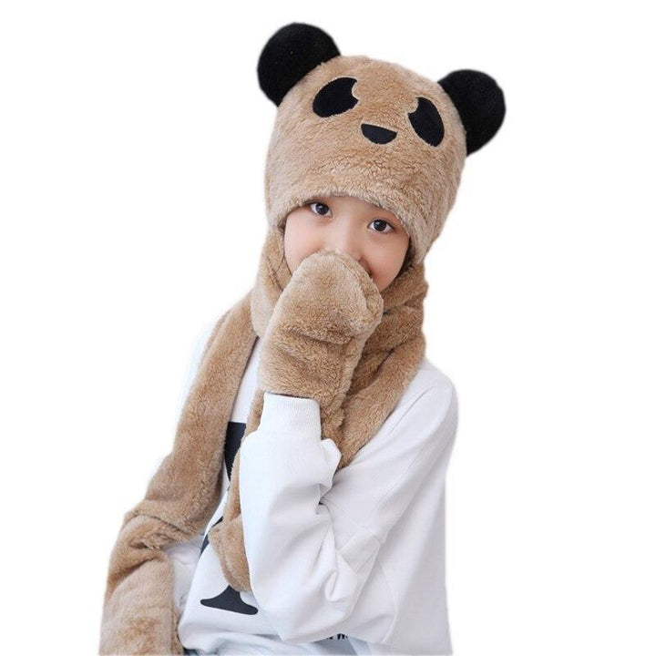 Panda Hat with Gloves