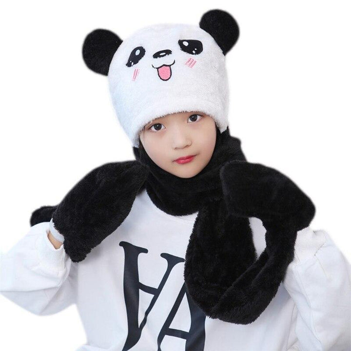 Panda Hat with Gloves