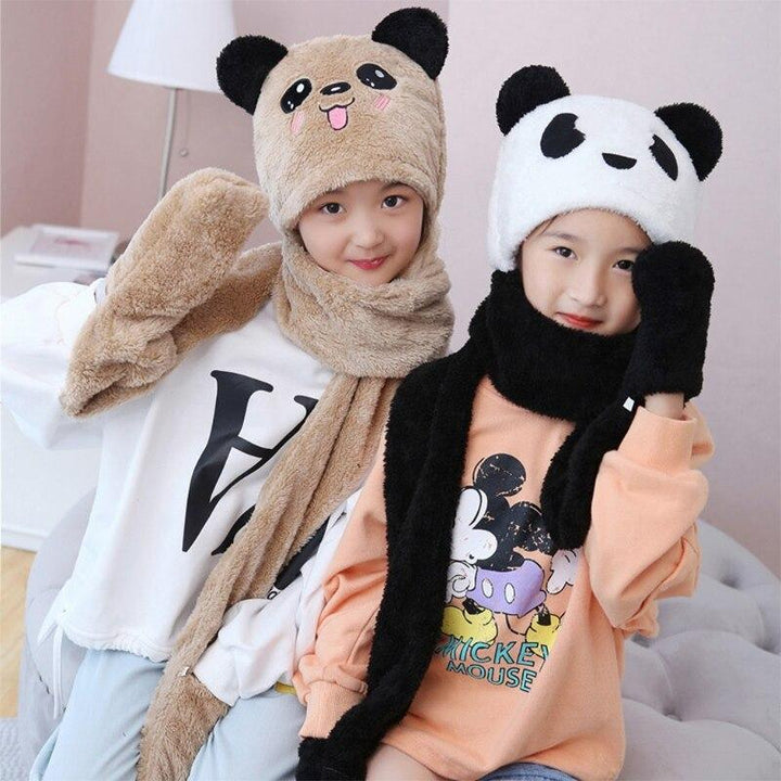 Panda Hat with Gloves