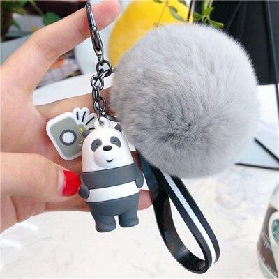 Panda Keychain Cartoon