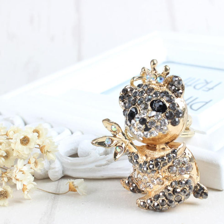 Panda Keychain Crystal Queen