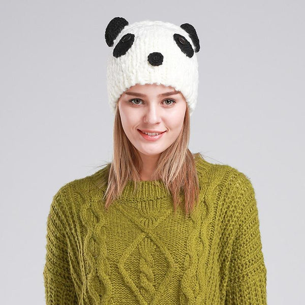 Panda Knit Beanie